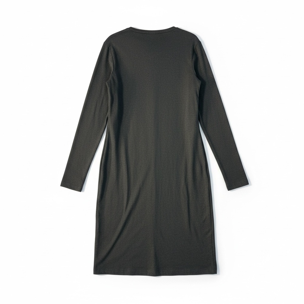 ✨ Asymmetrical Knit Tunic Top | Gray | Size L - Picture 5 of 9